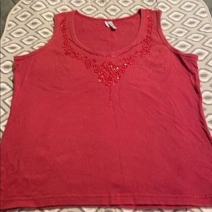 Poof! Beaded Tank Top